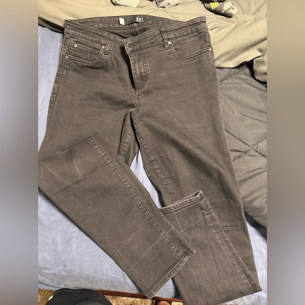 Kut from the Kloth Charcoal Denim Jeans